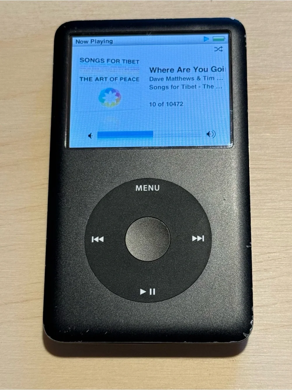 iPod Model:A1238 6thGEN 80GB Blk Tested Good w/10472-Song-Charge Read Info Blw!
